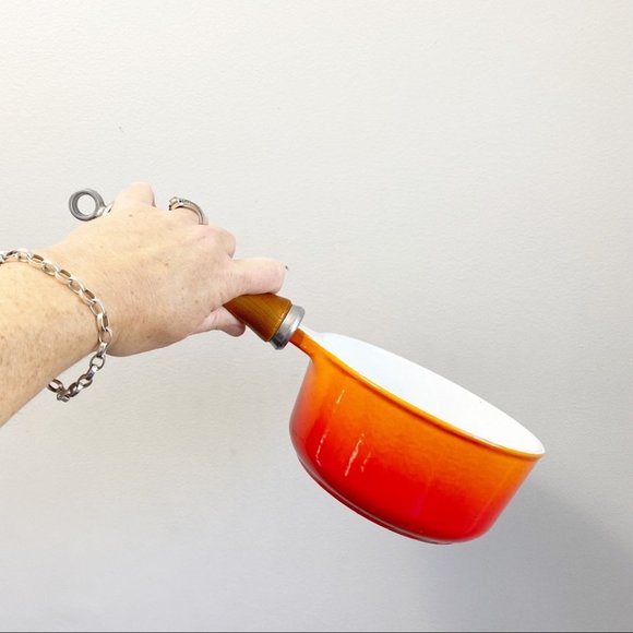 casron Other - Casron Japan cast iron pot 1litre orange flame